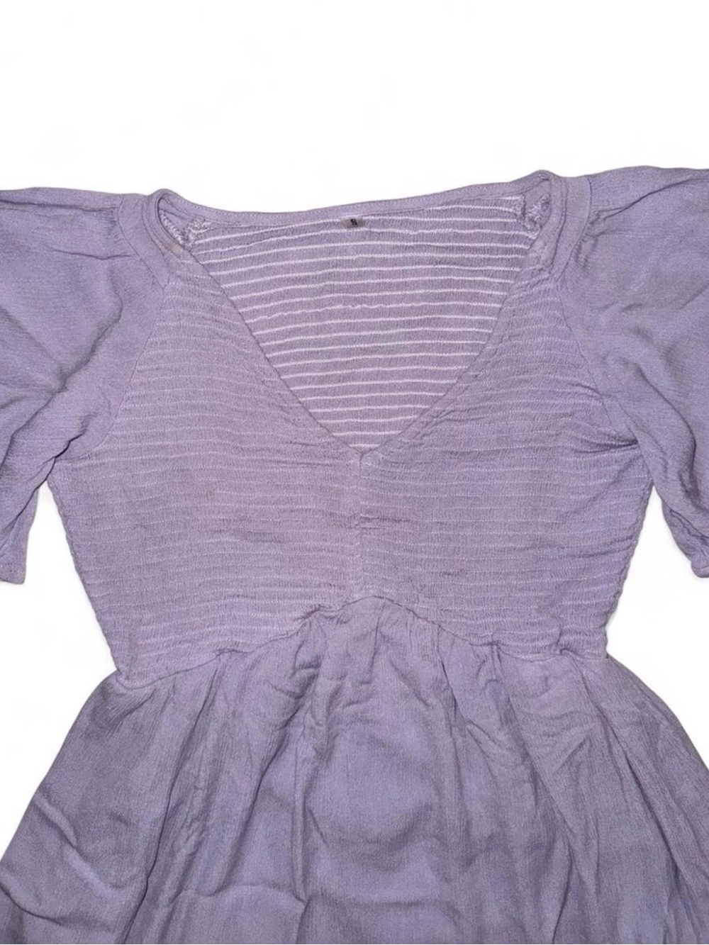Lavender Ruffle Dress - Picture 2 of 2